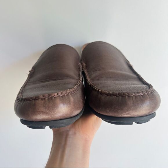 Allen Edmonds Santiago Driving Loafer in Brown Leather Men\'s Size 10 1/5 D main image 4